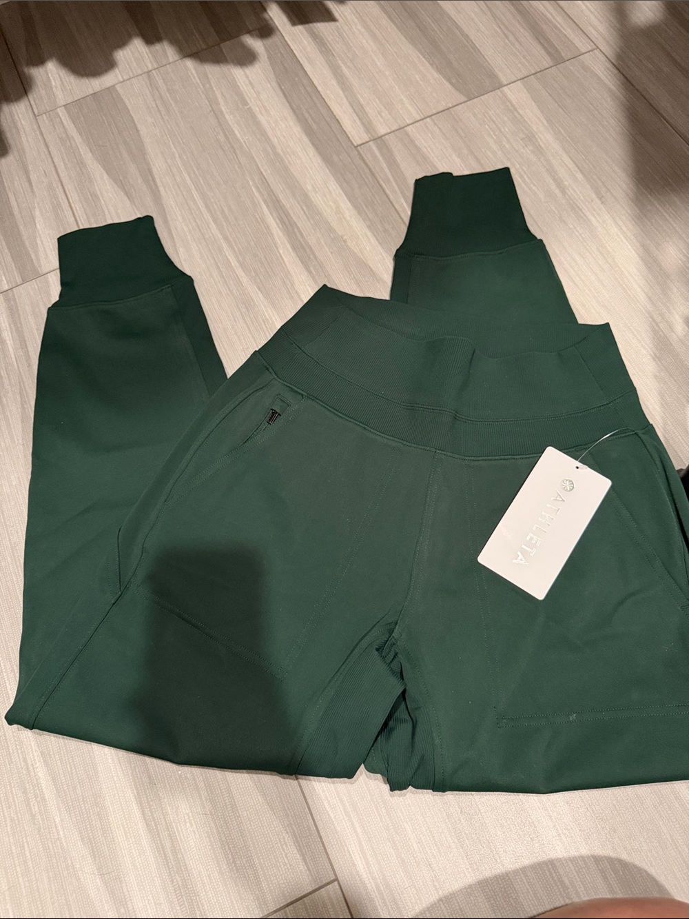 Athleta High-Rise Forest Green Venice Jogger Pants